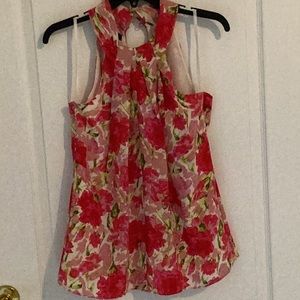 High neck halter top